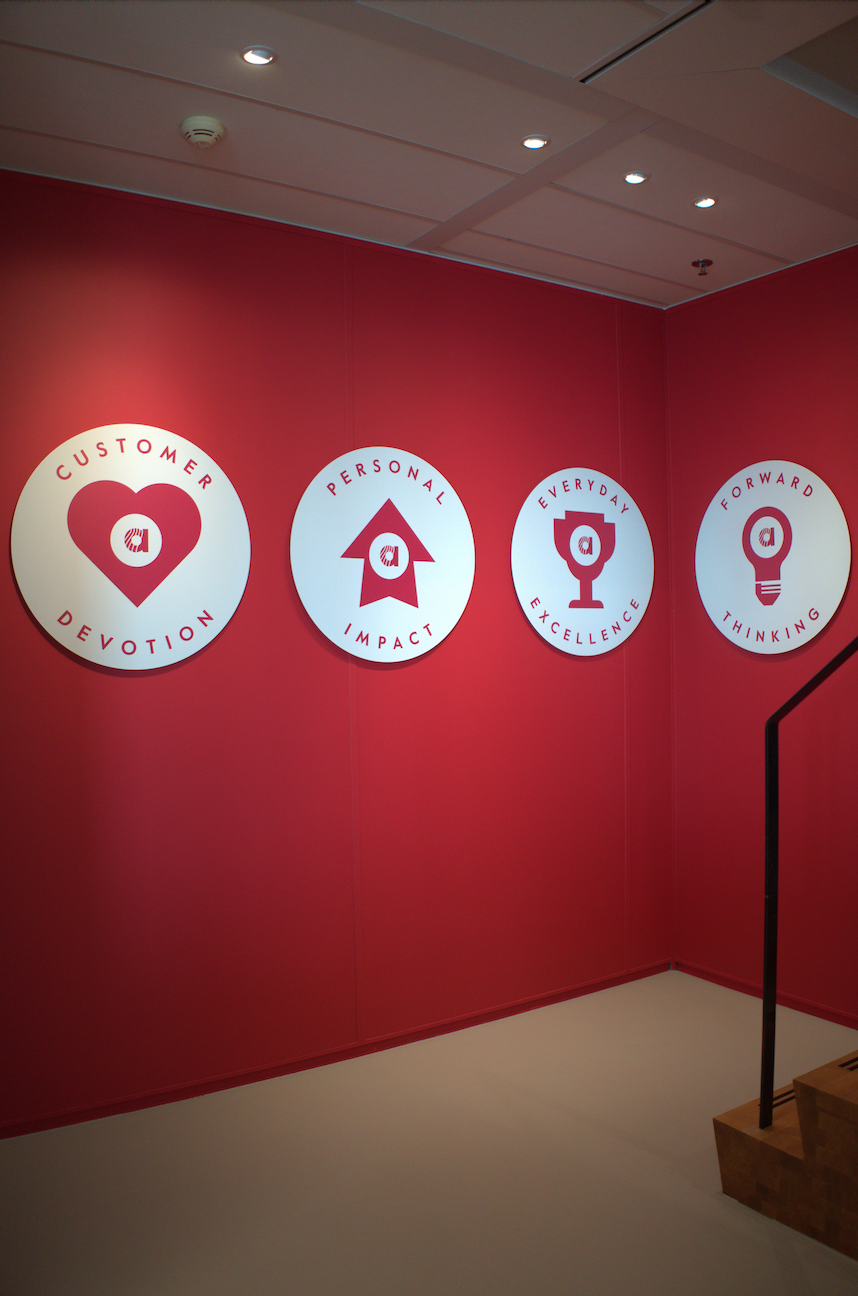 Dibond borden, Hoofdkantoor Beter Horen Utrecht - Mansign